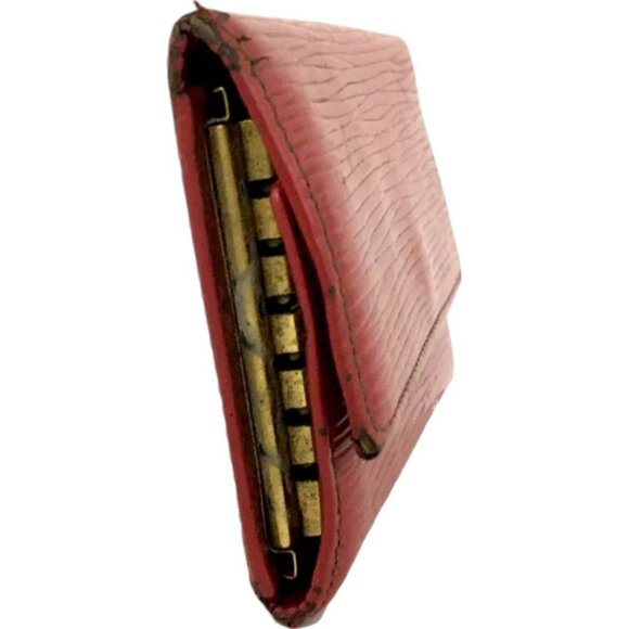 652144AP (C1) Louis Vuitton Key Case 6 Ring Red Epi Leather - Picture 4 of 9